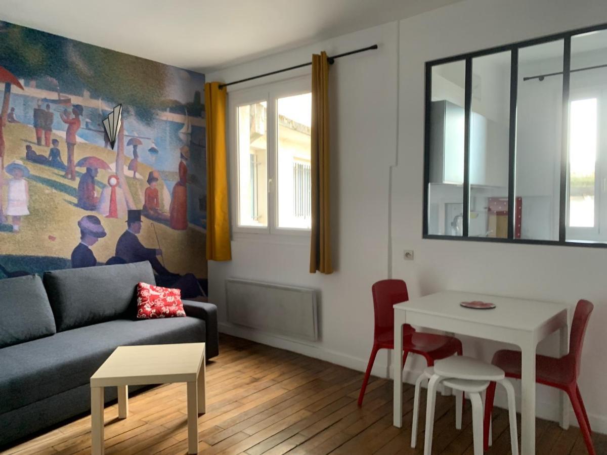 Studio Perfect For 2 Adults And 1 Kid, And Up To 2 Kids - Jourdain 20E, 25Mn To Louvre Via Line M11 ปารีส ภายนอก รูปภาพ