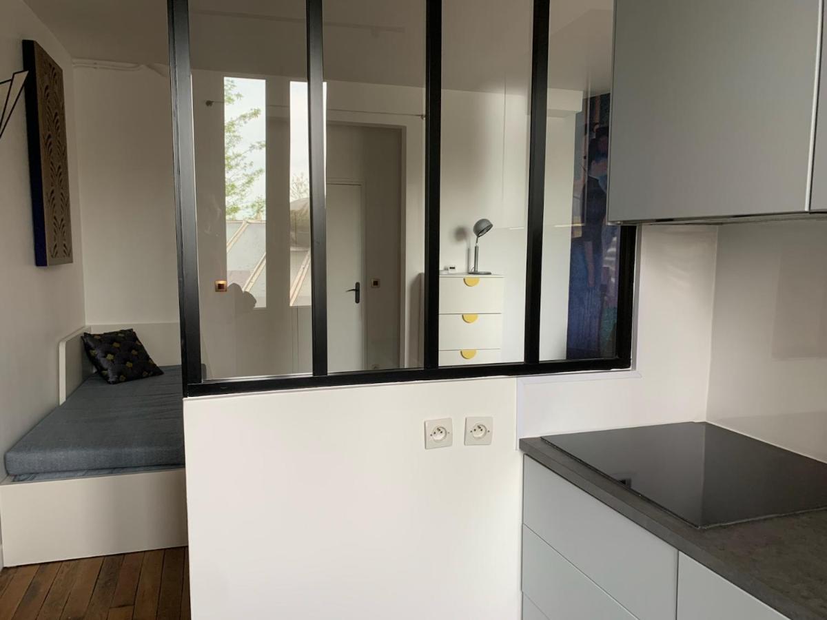 Studio Perfect For 2 Adults And 1 Kid, And Up To 2 Kids - Jourdain 20E, 25Mn To Louvre Via Line M11 ปารีส ภายนอก รูปภาพ