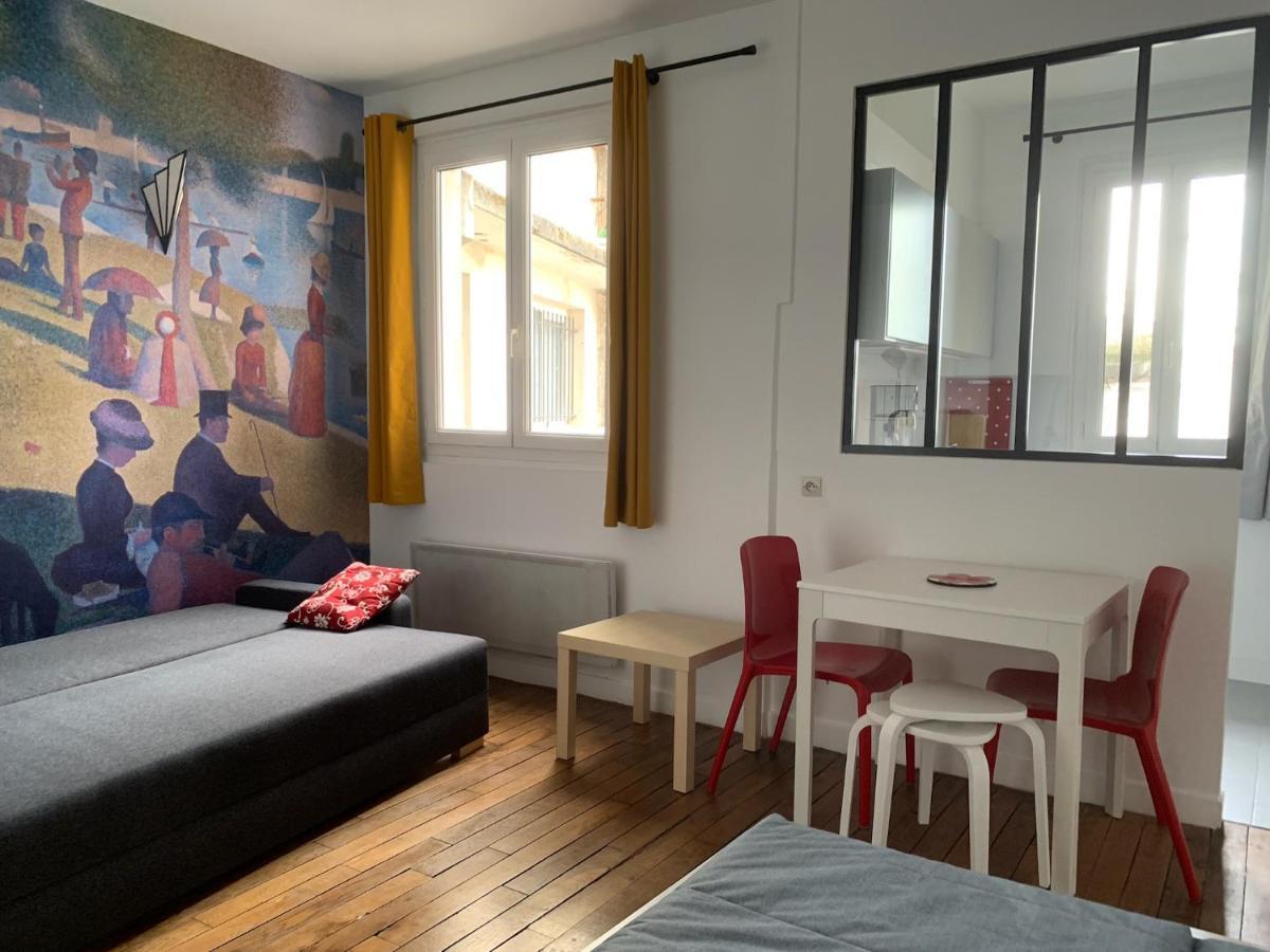 Studio Perfect For 2 Adults And 1 Kid, And Up To 2 Kids - Jourdain 20E, 25Mn To Louvre Via Line M11 ปารีส ภายนอก รูปภาพ